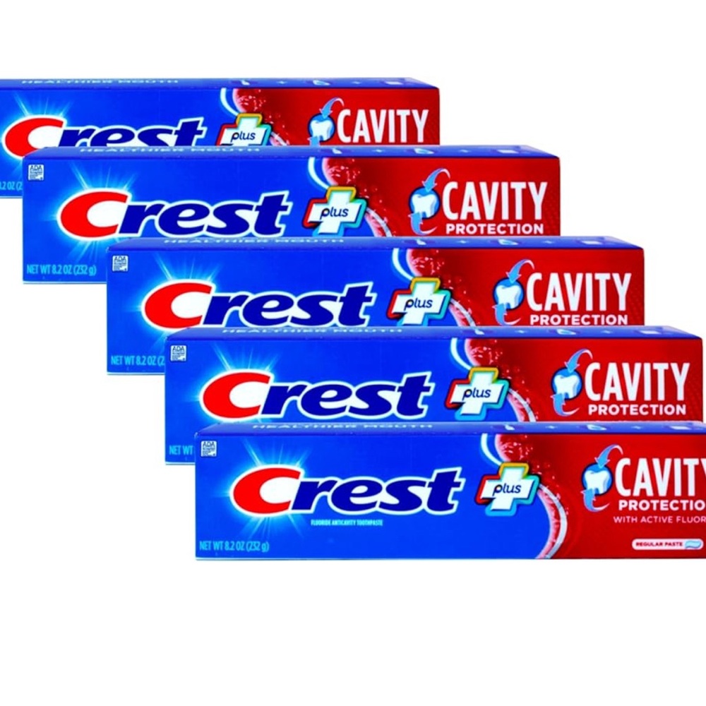 Pack of 5 ( 1 pack free) Crest Cavity Protection Toothpaste Pack